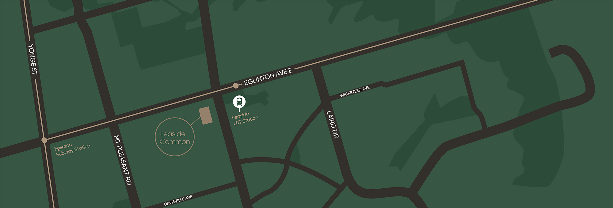 Leaside Common location map